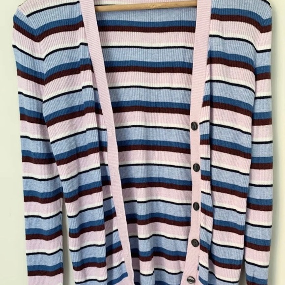KULE Zoe Striped Cardigan Sweater - Picture 5 of 10